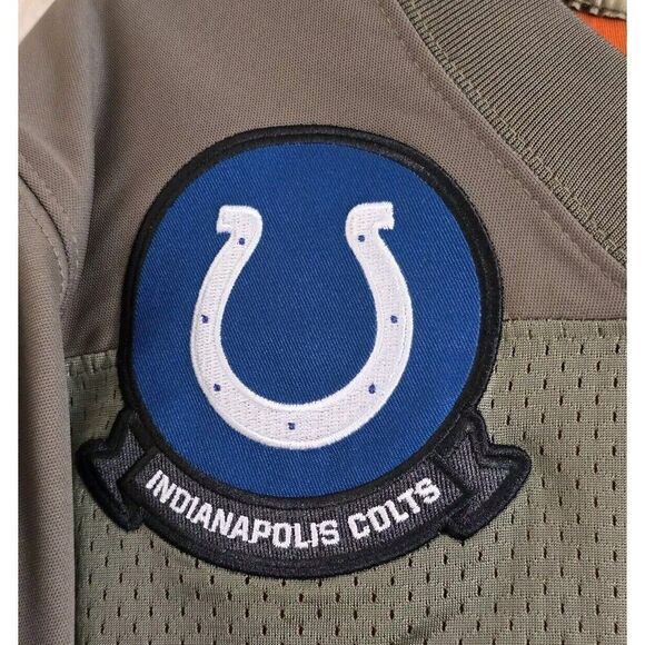 Nike Indianapolis Colts Andrew Luck 2019 Salute To Service Jersey - Men’s Large - Picture 3 of 13
